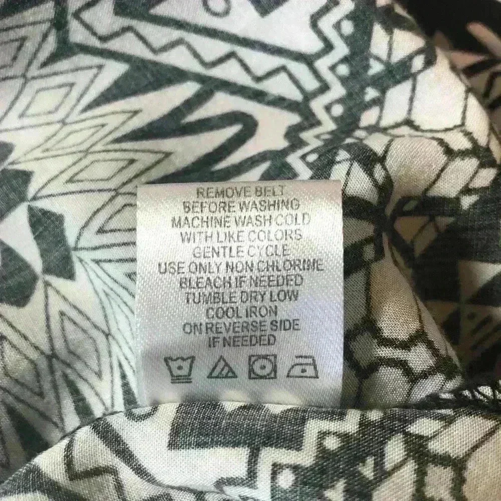 Almost Famous Women Black White Print Tube Non Slip Top Maxi Dress Size Medium - Picture 12 of 13